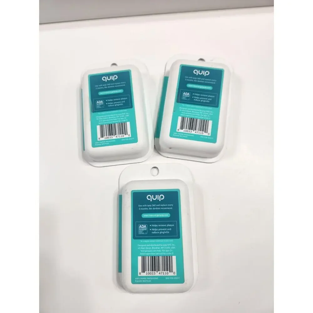 Electric Toothbrush Heads Refill Black Soft 6 Total Heads